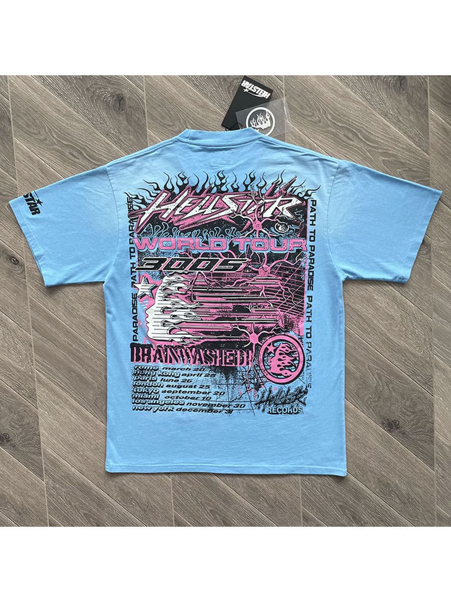 H*lst*r studios neuron tour capsule american high street short sleeve t-shirt