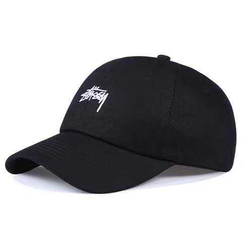 Stussy Embroidered Soft Top Baseball Cap for Men and Women