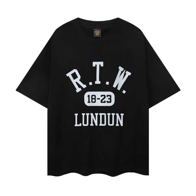 Corteiz Devil Island Summer Letter Printed T-Shirt Men’s and Women’s Cotton Casual Round Neck