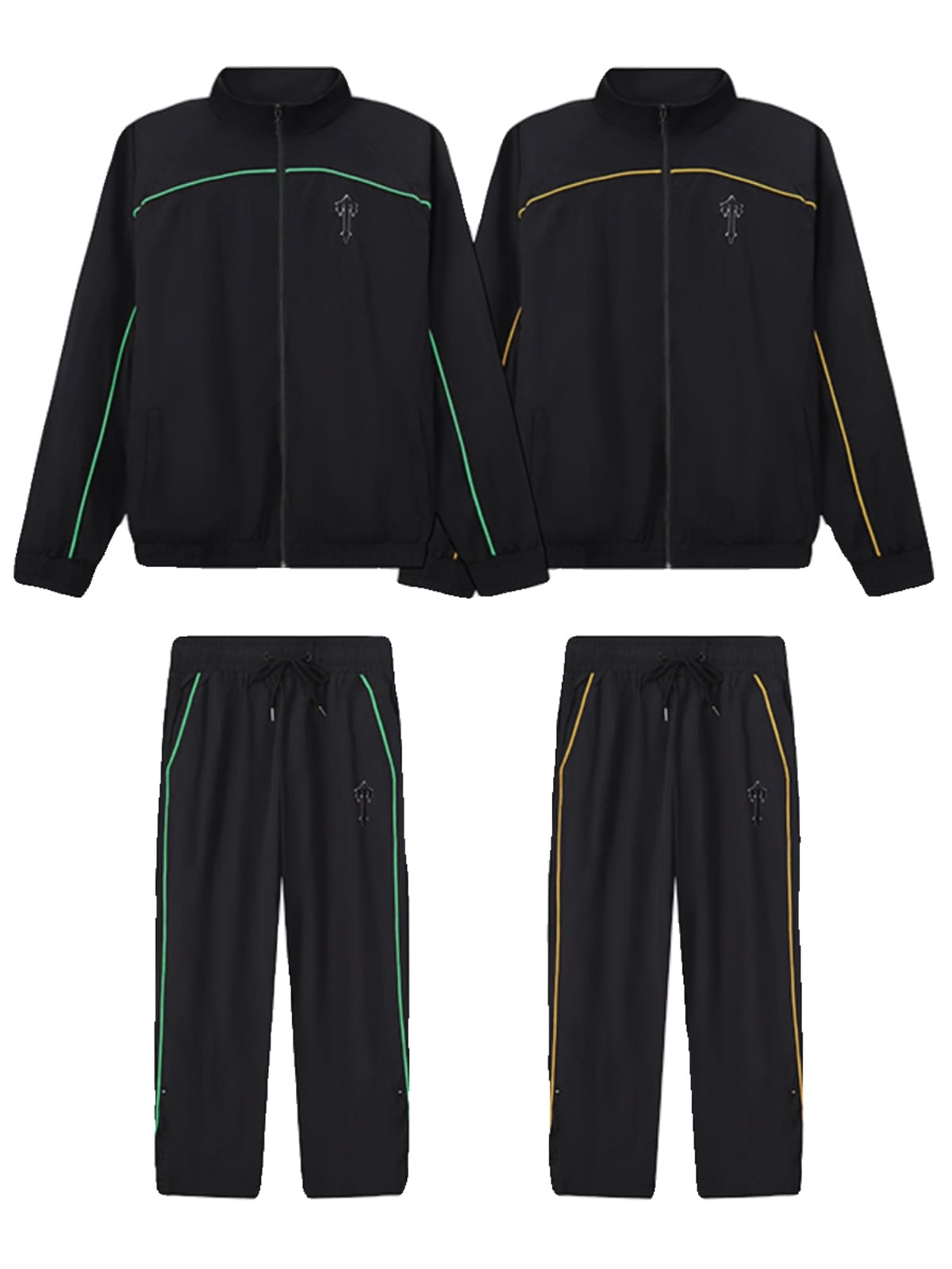 Trapstar Sports Casual Suit Embroidered Logo Zipper Cardigan and Trousers