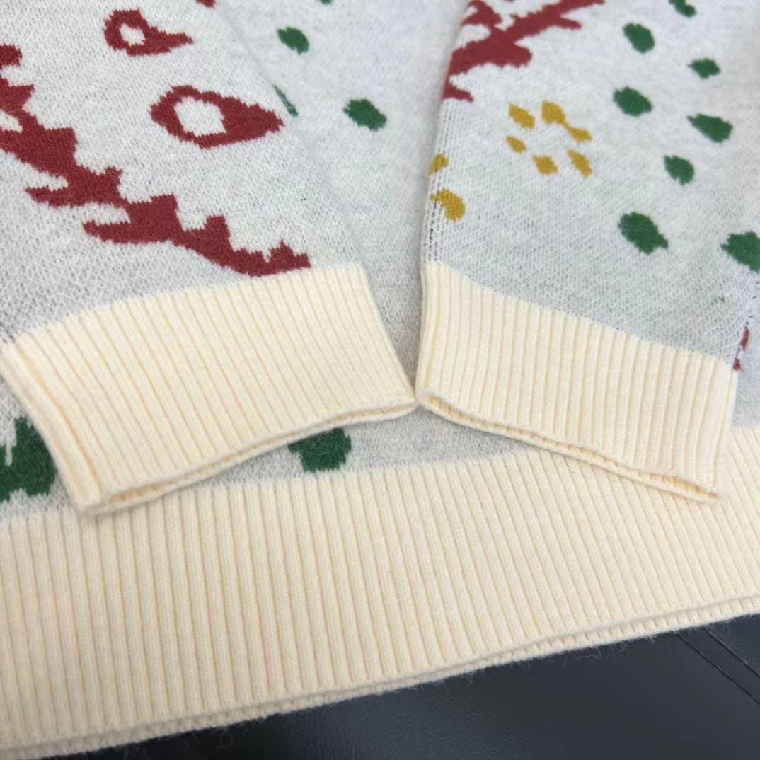 Rhude Paisley Jacquard Crew Neck Sweater