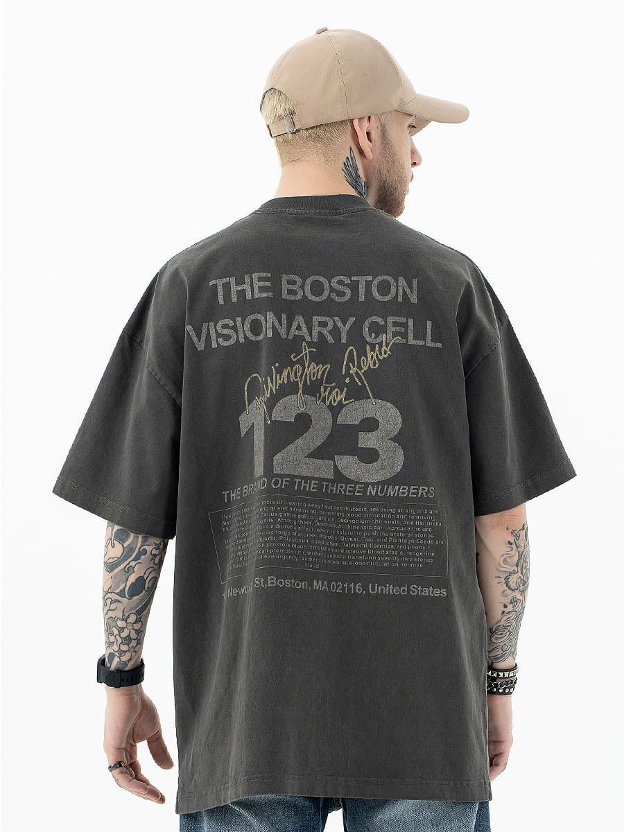 Rrr123 Graffiti Printed Tee