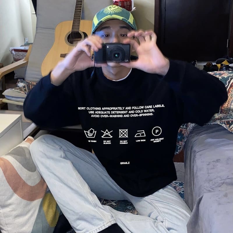 Grailz Talk Velvet Padded Sweater