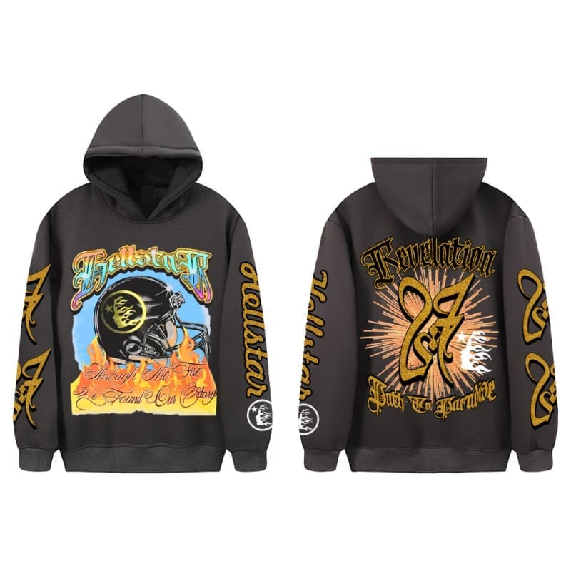 american fashion brand H*lst*r hoodie distressed high street style for men and women