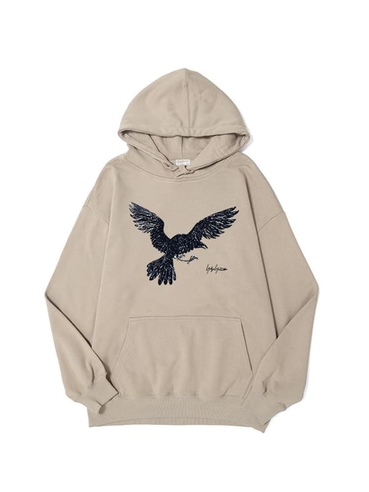 Yohji Yamamoto Eagle Signature Hoodie