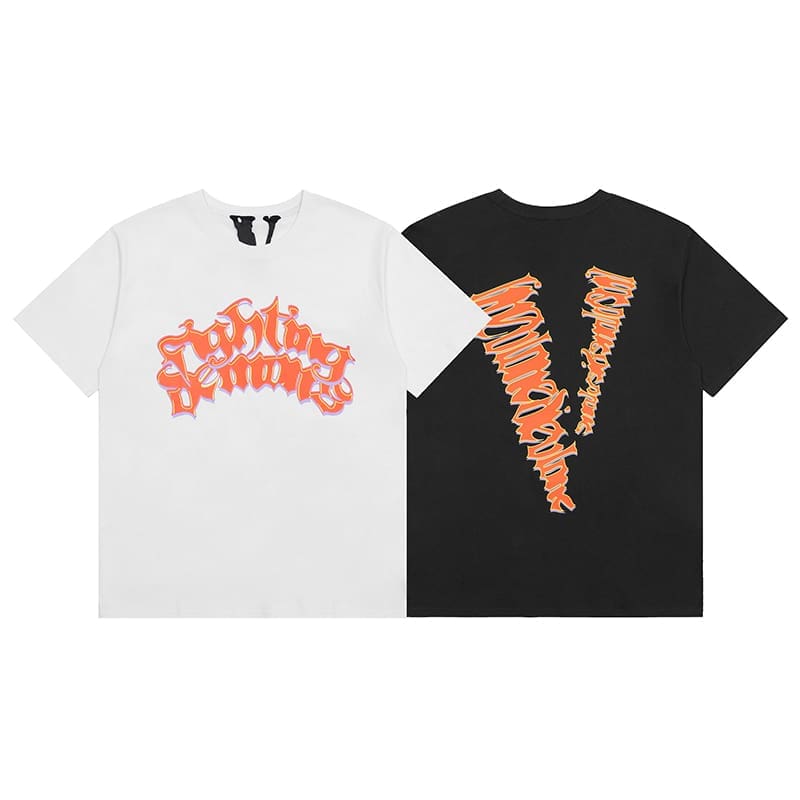 VLONE FOG 999 Juice WRLD Fighting Demons Album Lumin Short Sleeve T-Shirt