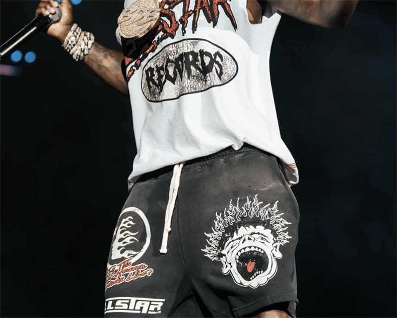 H*lst*r rock hip hop retro shorts