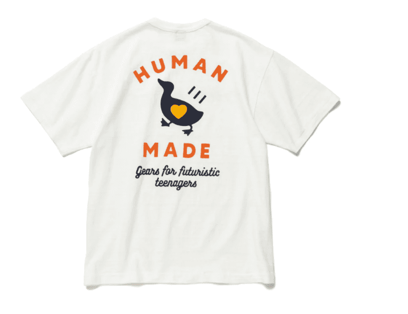 Hvm*n M*de duck letter short sleeve tee
