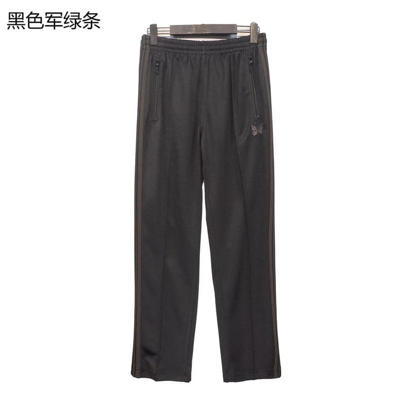 Needles Butterfly Embroidery Side Stripe Pants (Style 3)
