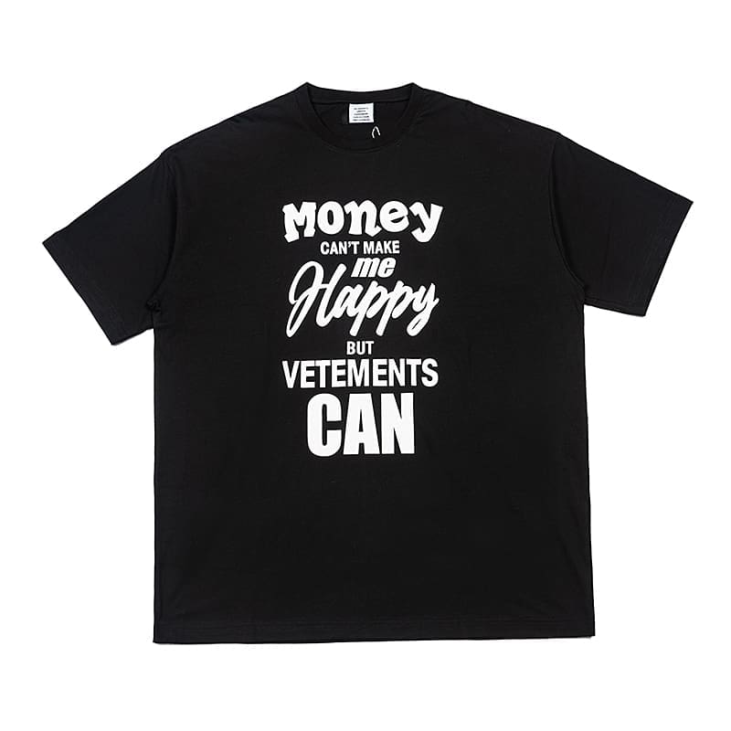 Vetements Letter Print Oversized Tee