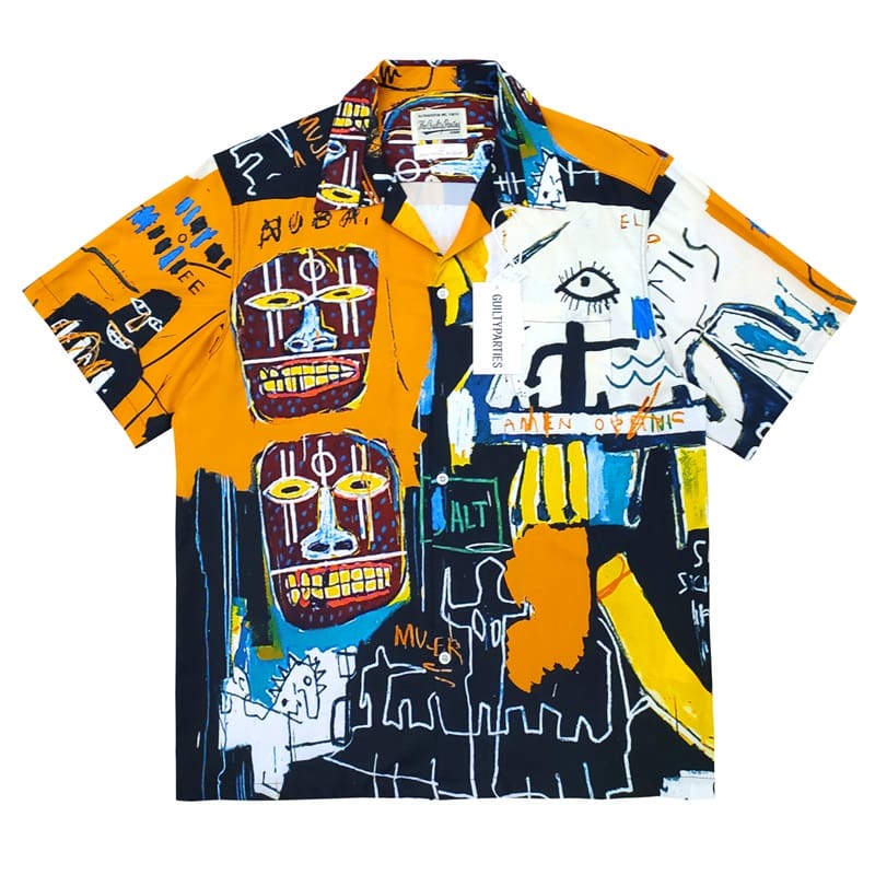 Wacko Maria Full Print Graffiti Short Sleeve Shirt