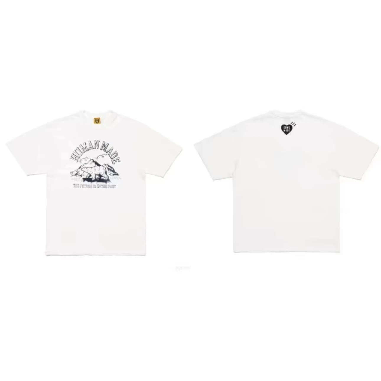 Hvm*n M*de slub cotton round neck tee