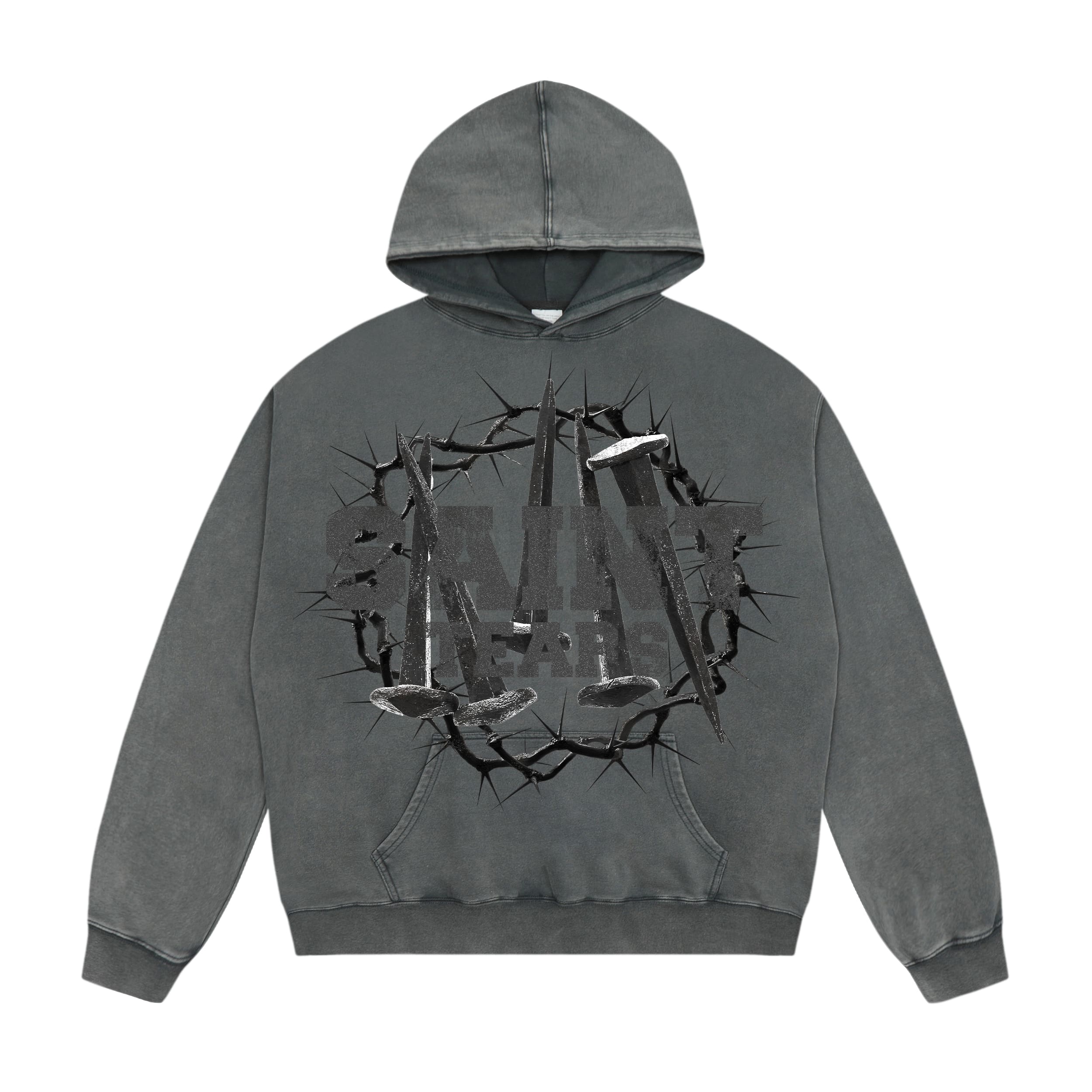 Saint Michael Washed-Out Vintage Hoodie