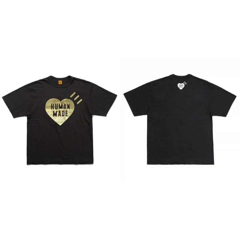 Hvm*n M*de love black short sleeve tee