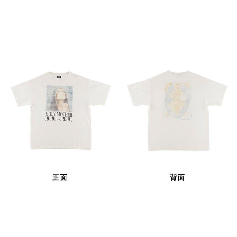 Saint Michael American Vintage Short-Sleeved T-Shirt Hip Hop Niche Style