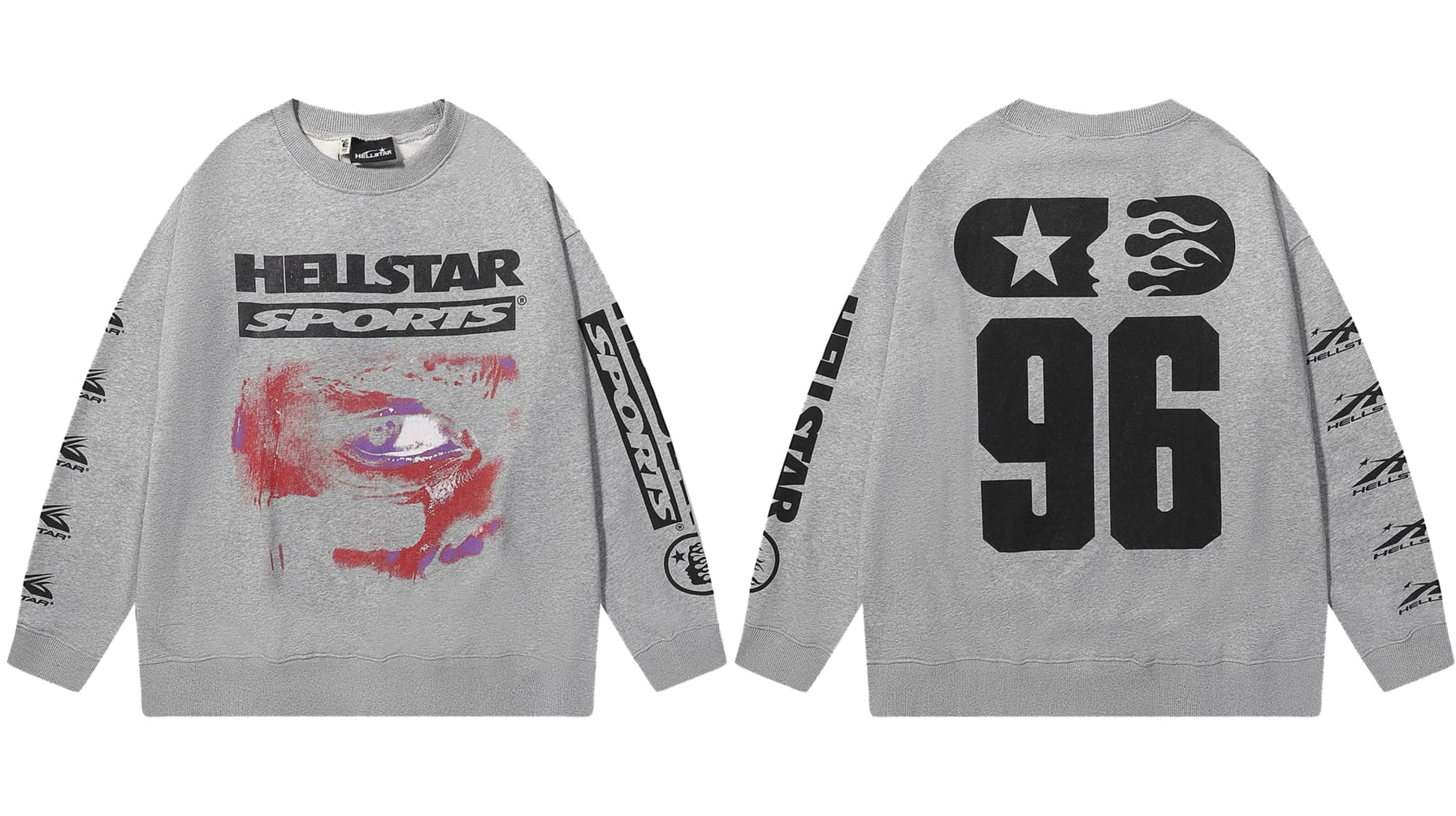 H*lst*r letter print high street hoodie