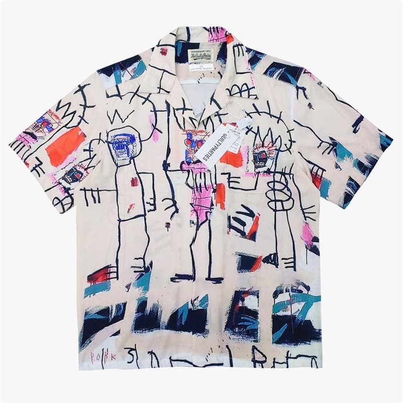 Wacko Maria Full Print Graffiti Short Sleeve Shirt