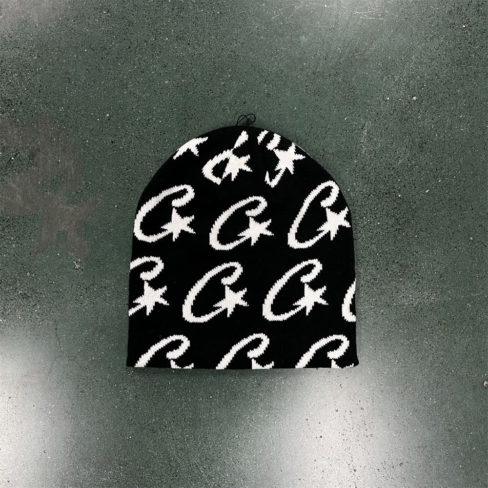 Corteiz Devil Island Demon Printed Beanie