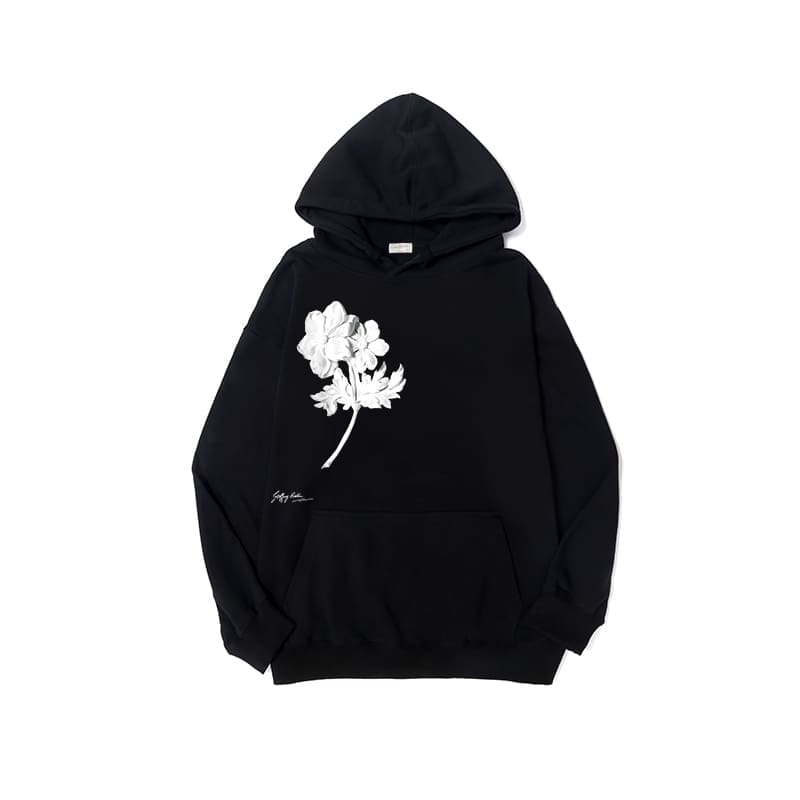 Yohji Yamamoto Yaosi Relief Design Anthodite Hoodie