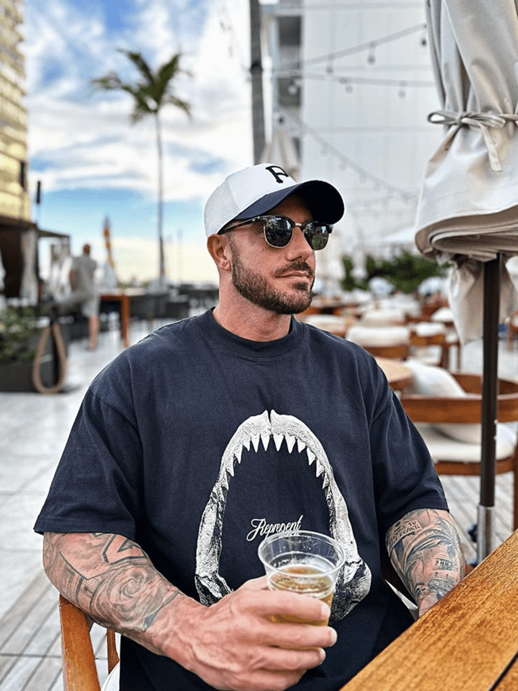 Represent Rep Shark Tooth Tee