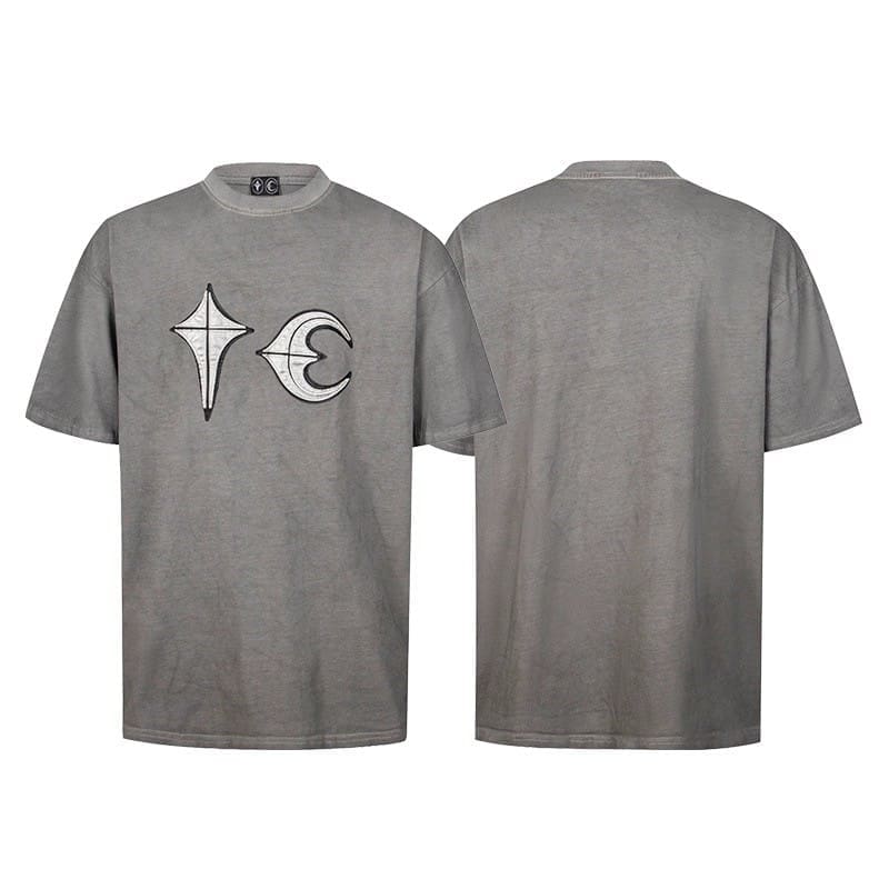 Thug Club Chest Embroidery Half Sleeve Tee