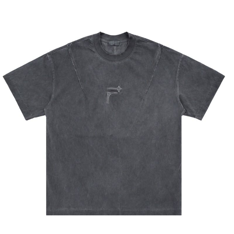 Thug Club Chest Embroidery Half Sleeve Tee