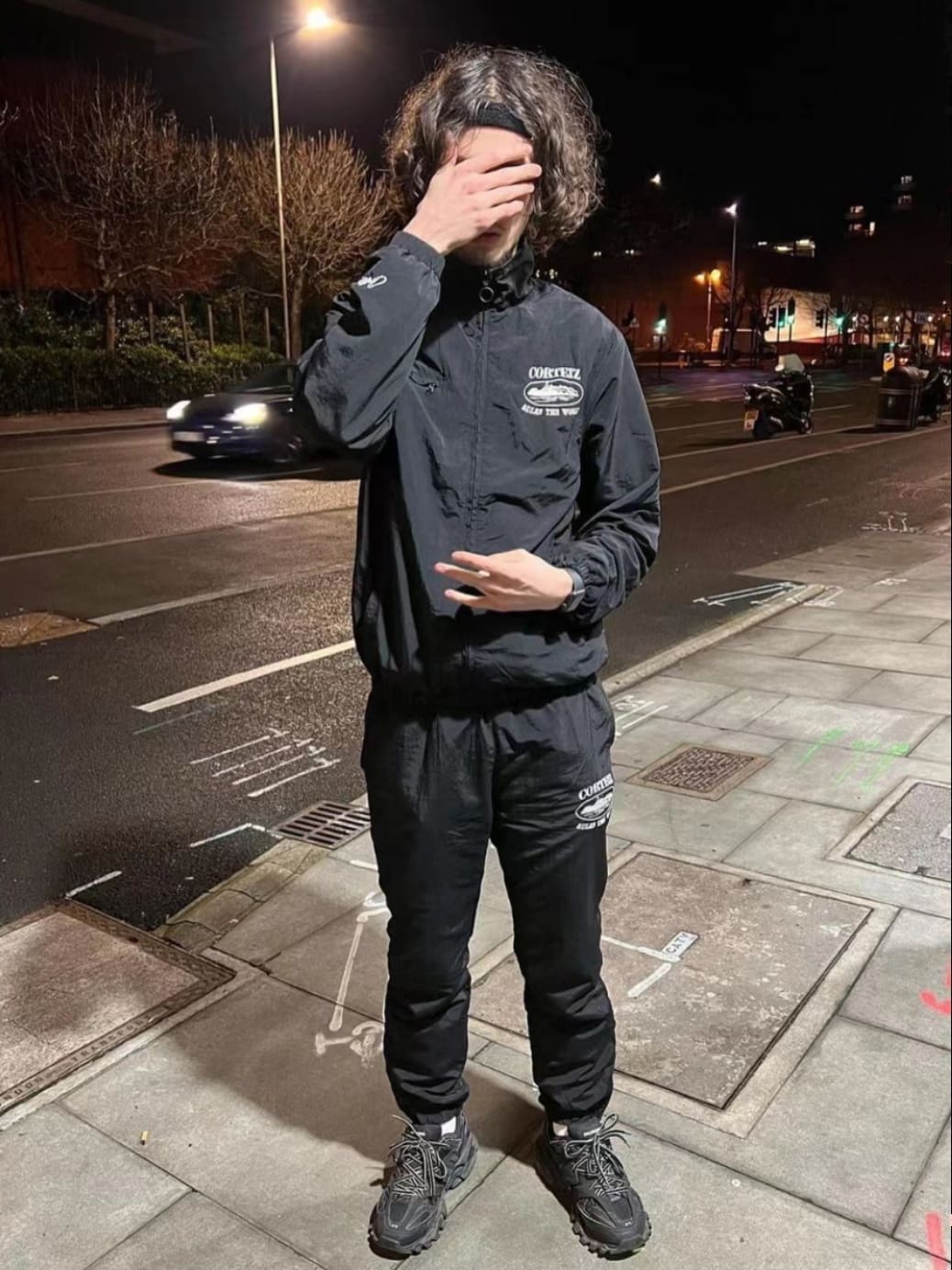 Corteiz Devil Island Warrior Zipper Jacket and Trousers Set