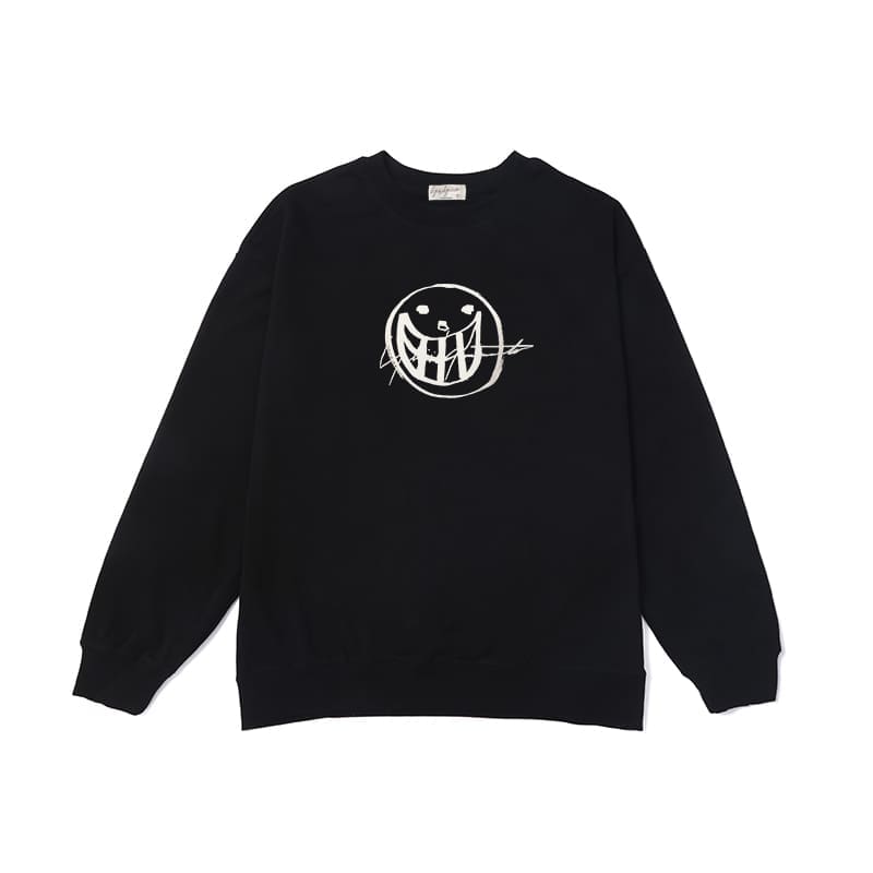 yohji yamamoto sketch smiley F**e hoodie