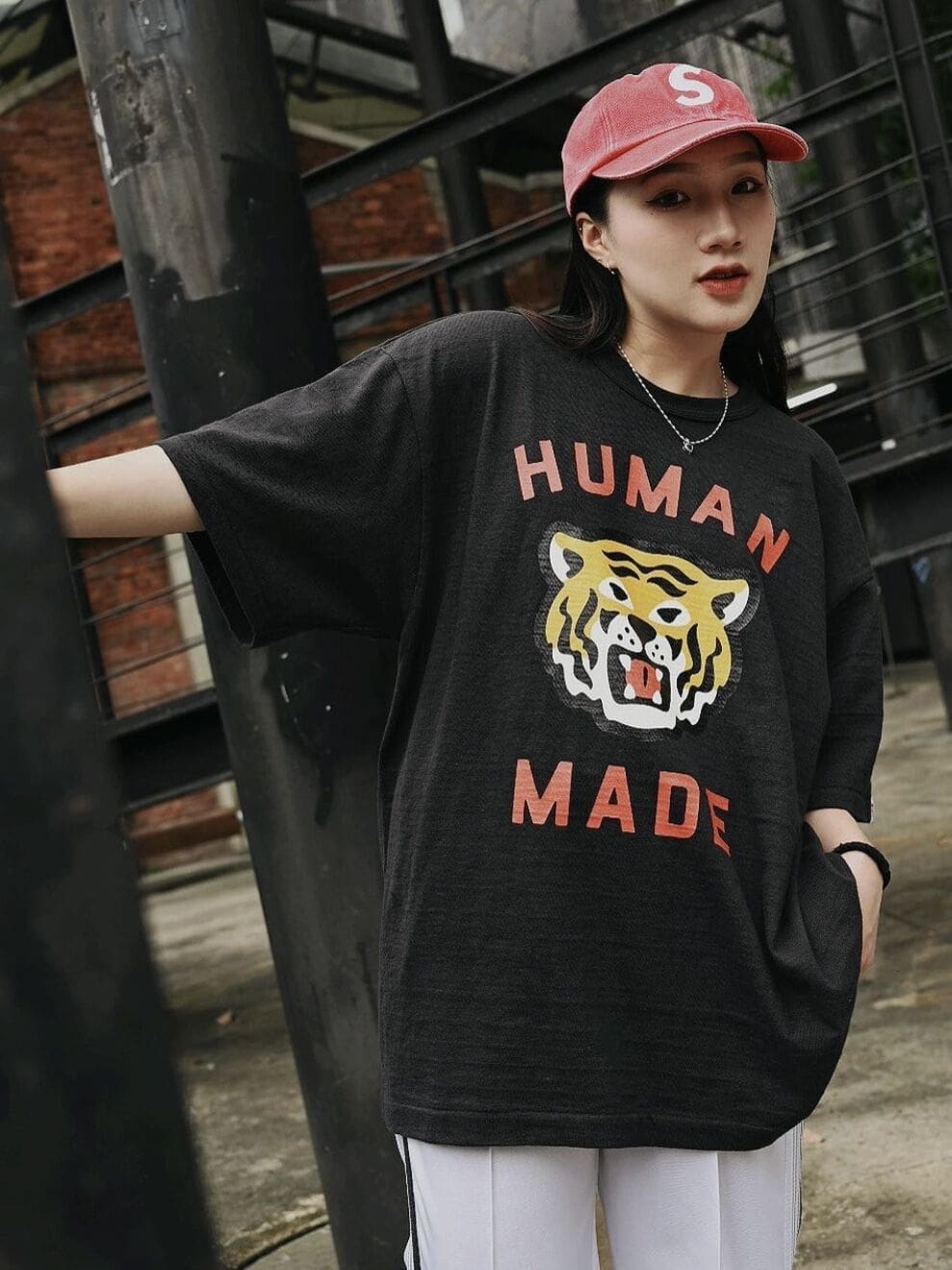 Hvm*n M*de small tiger head tee