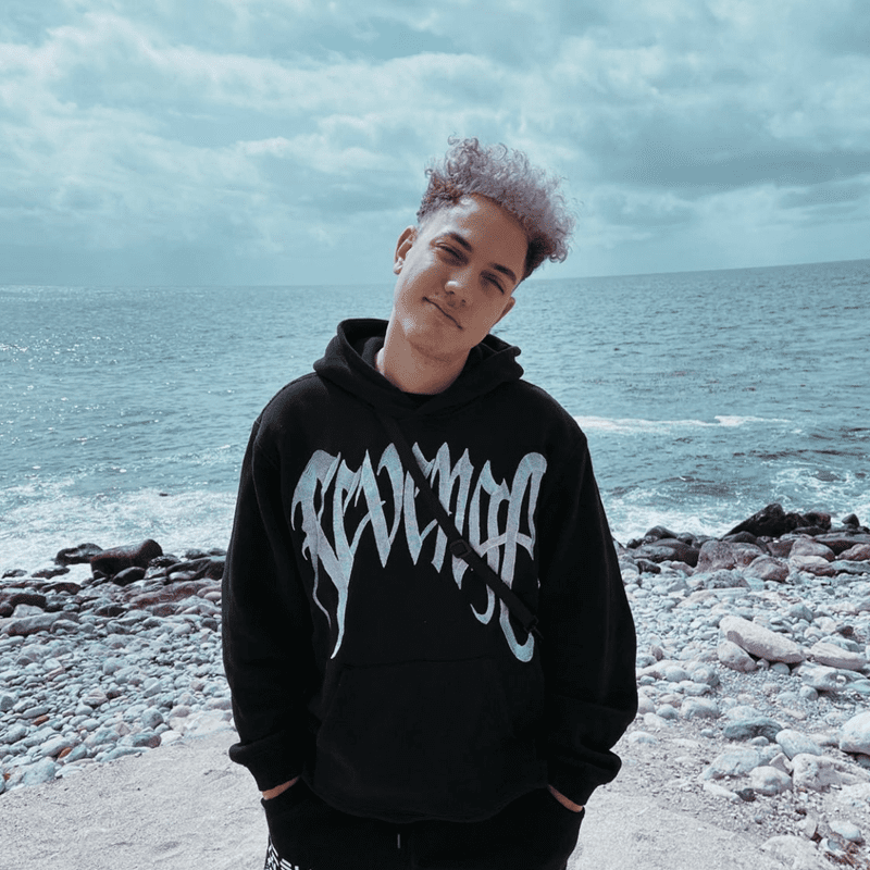 22SS American Revenge Embroidery Letters High Street Velvet Padded Hooded Sweatshirt