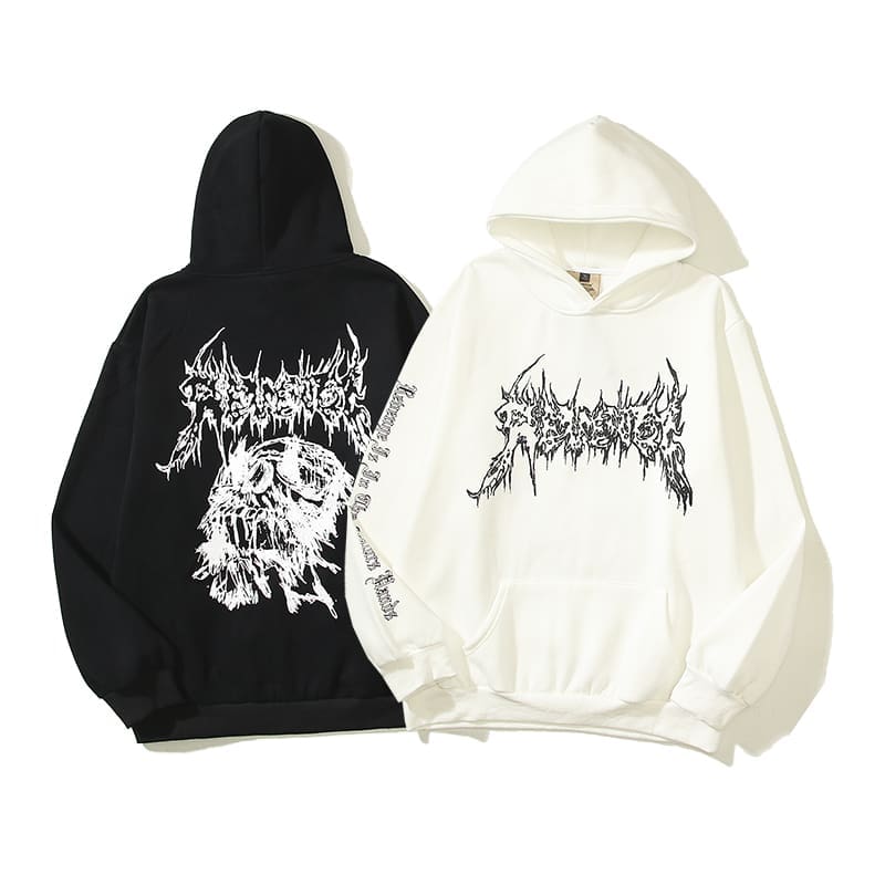 Revenge Dark Style Skull Hoodie