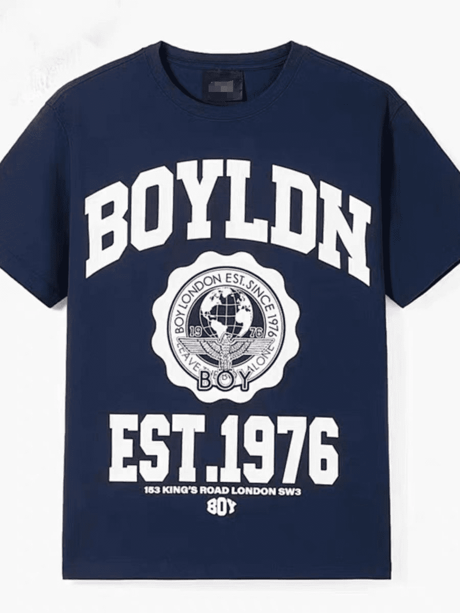 Global 1976 Navy Blue Unisex Tee