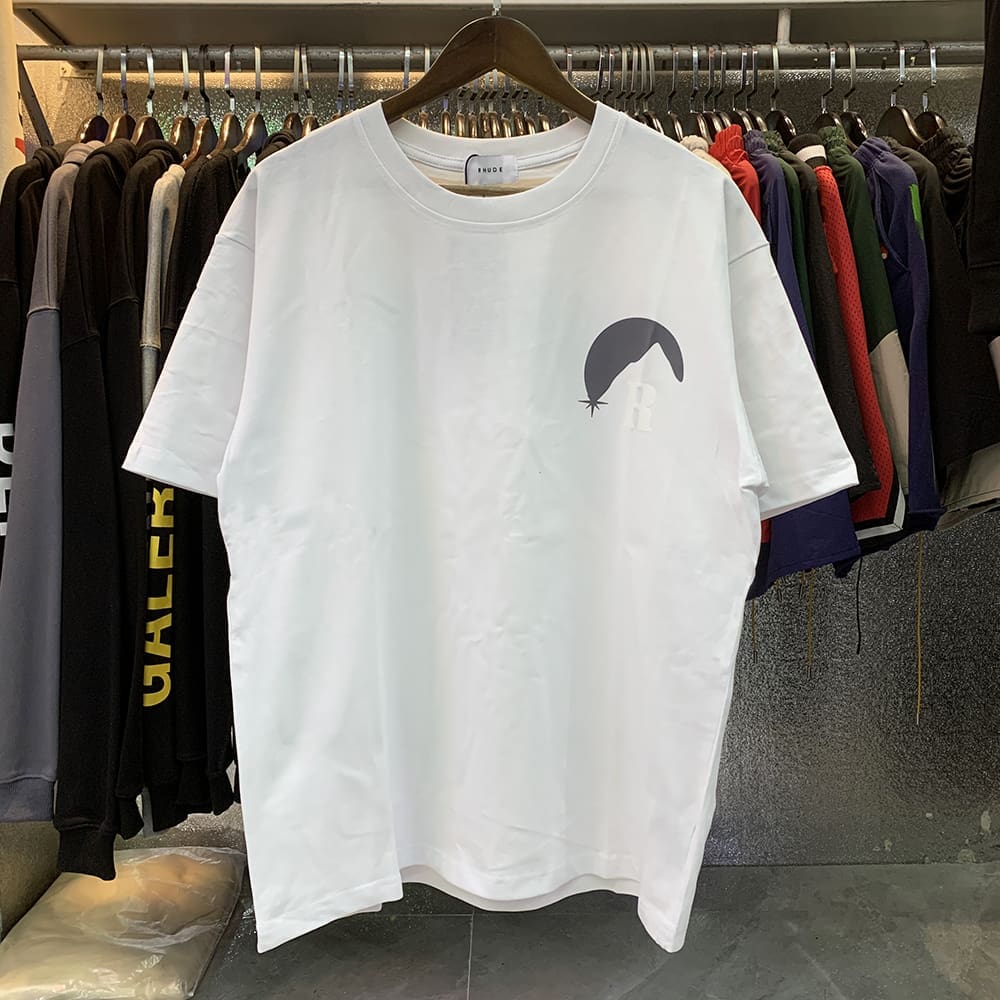 Rhude Moonlight Black Moon Print Tee
