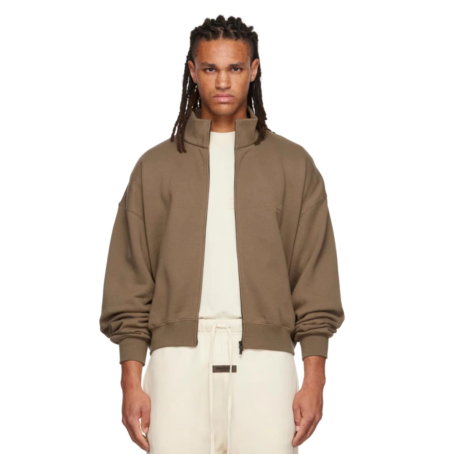 Fog Double Line Essentials Zipper Cardigan