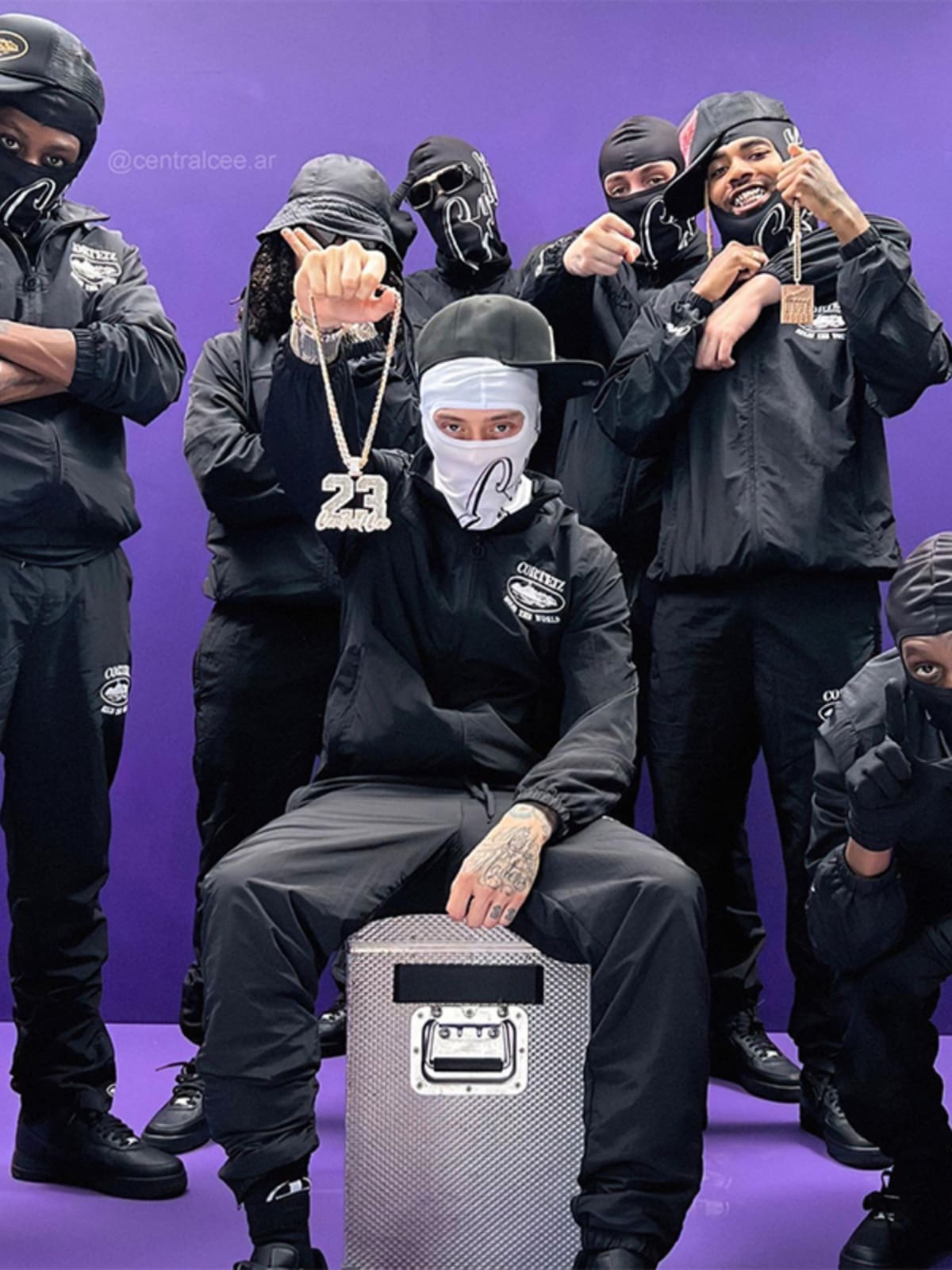 Corteiz Drill Style Embroidered Stand Collar Jacket