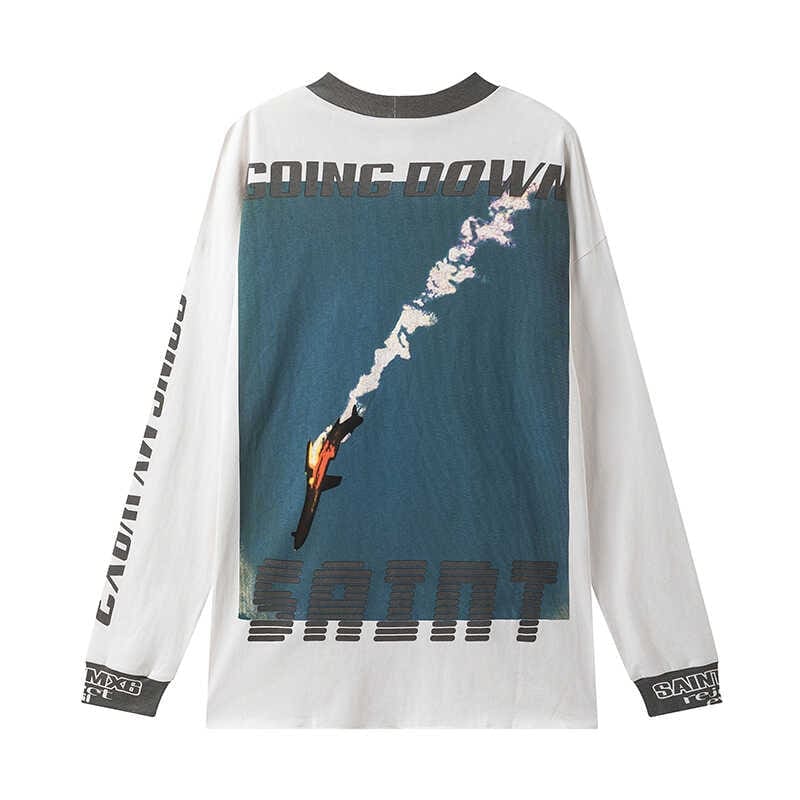 Saint Michael 24Ss Aircraft Illustration Tee