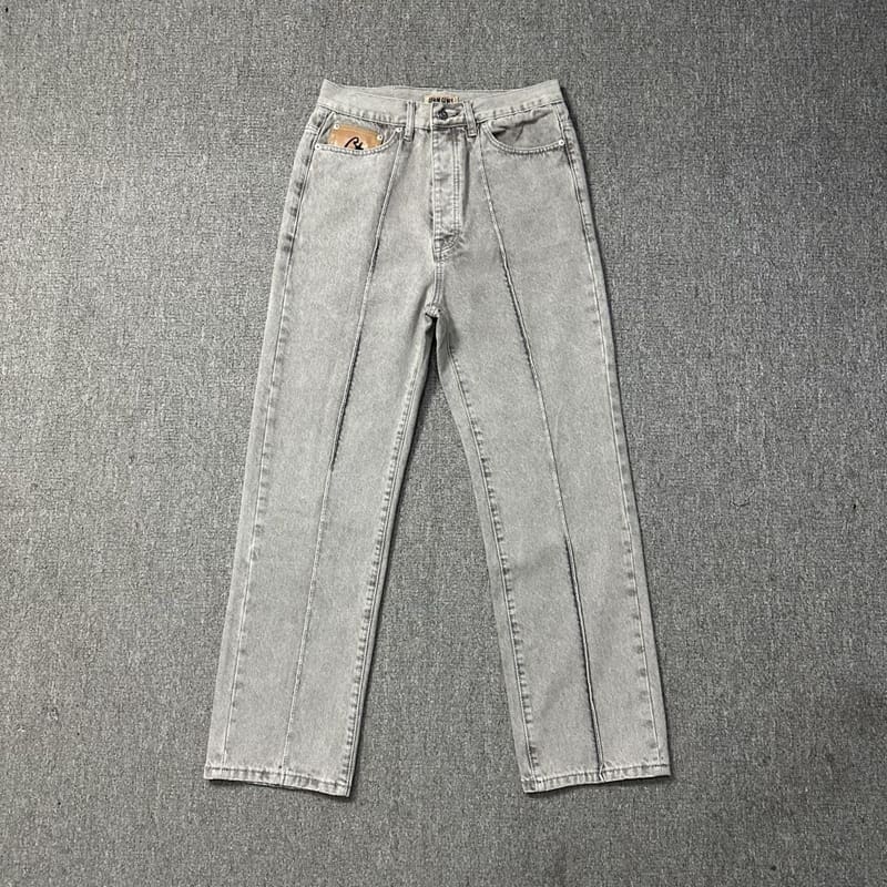 Corteiz Embroidered Five-Pointed Star Denim