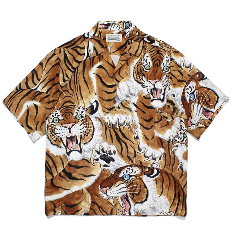 Wacko Maria 23Ss Flame Tiger Shirt