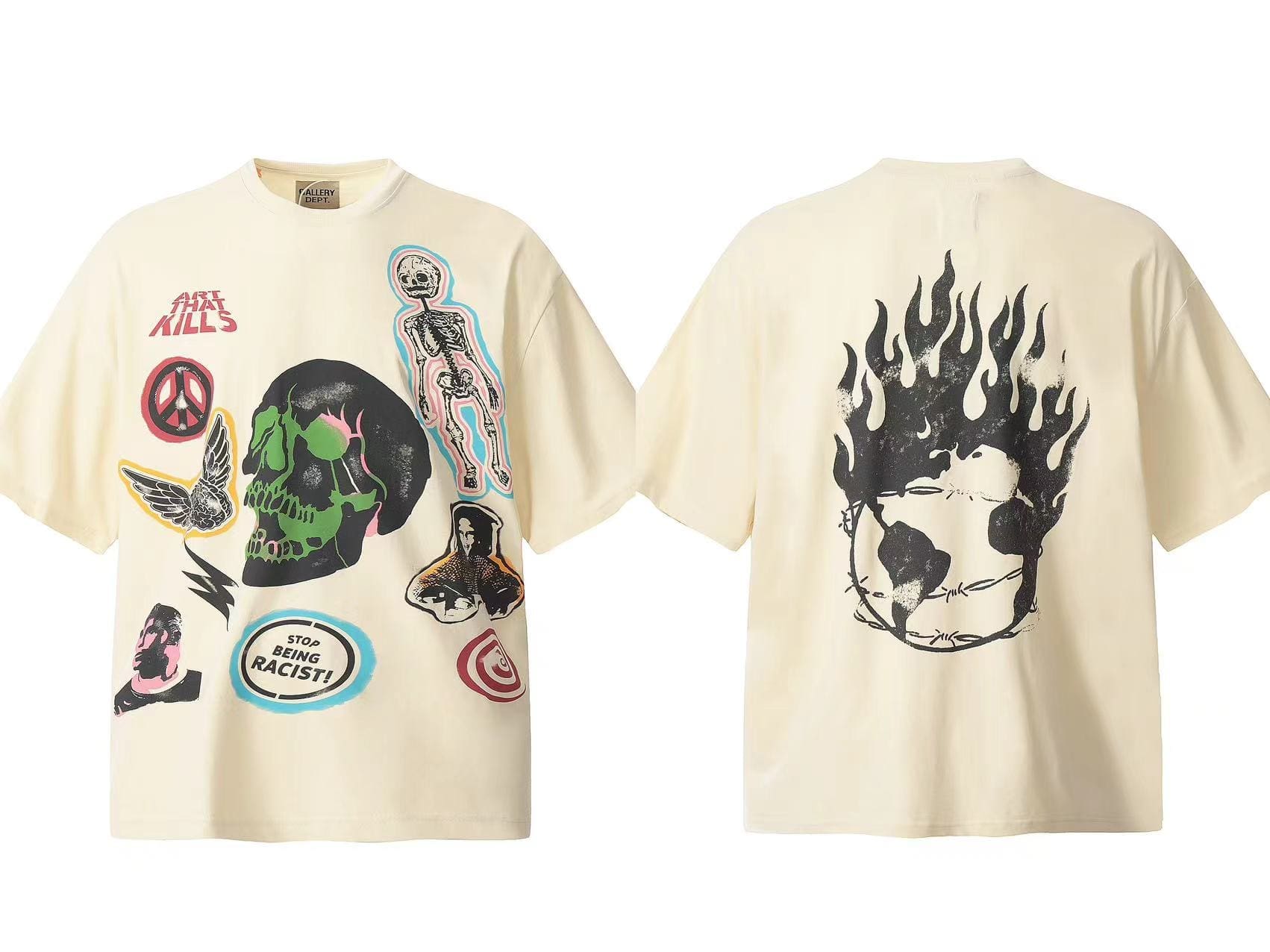 Life Gallery Dept Vintage Washed Half Sleeve Tee