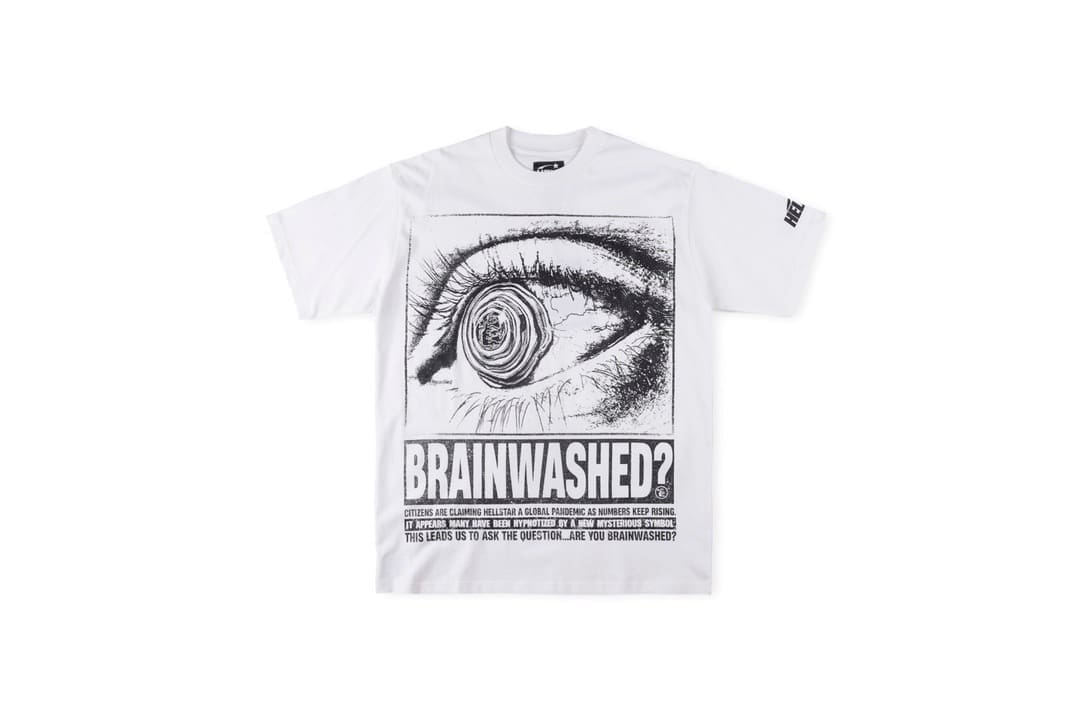 H*lst*r studios eyes letters print casual short sleeve t-shirt