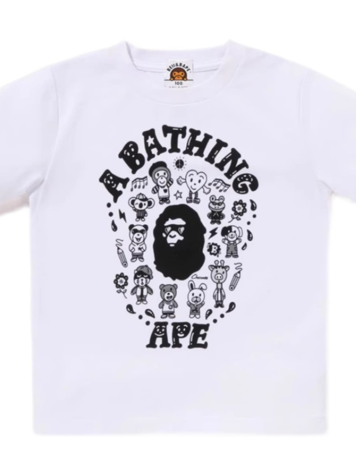 Bape Children’S Letter Print T-Shirt