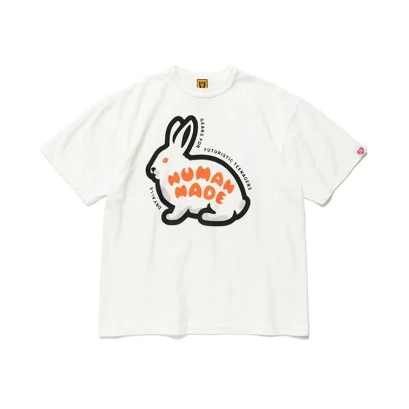 Hvm*n M*de rabbit letter tee