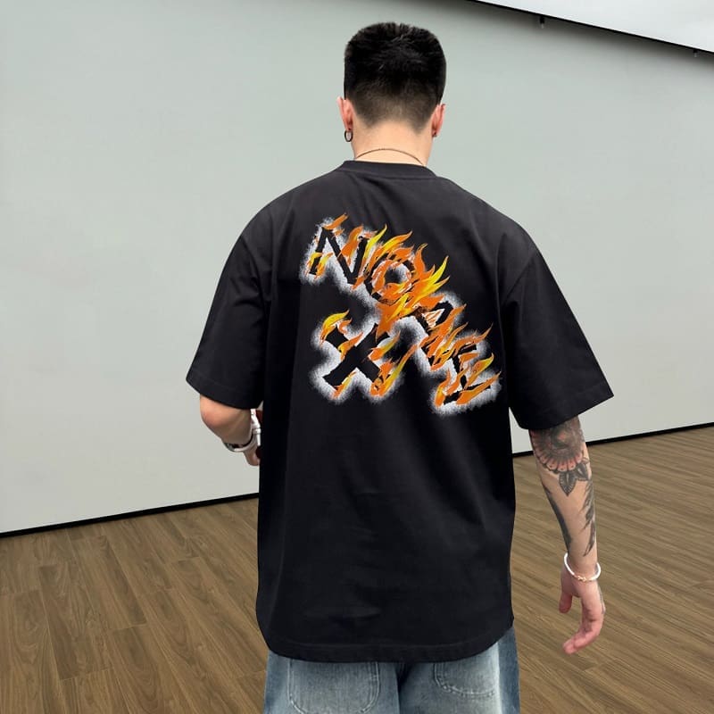Noah Trach Flame Letter Tee