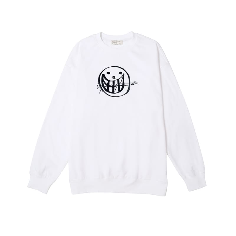 yohji yamamoto sketch smiley F**e hoodie