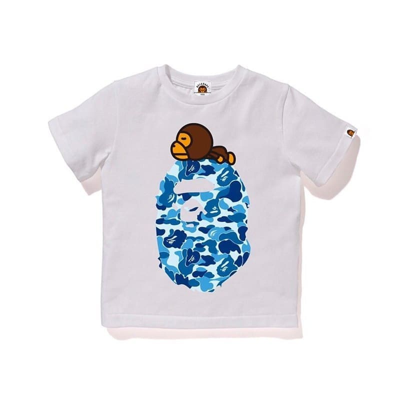 Bape Children’S Clothing Cartoon Short Sleeve Tee