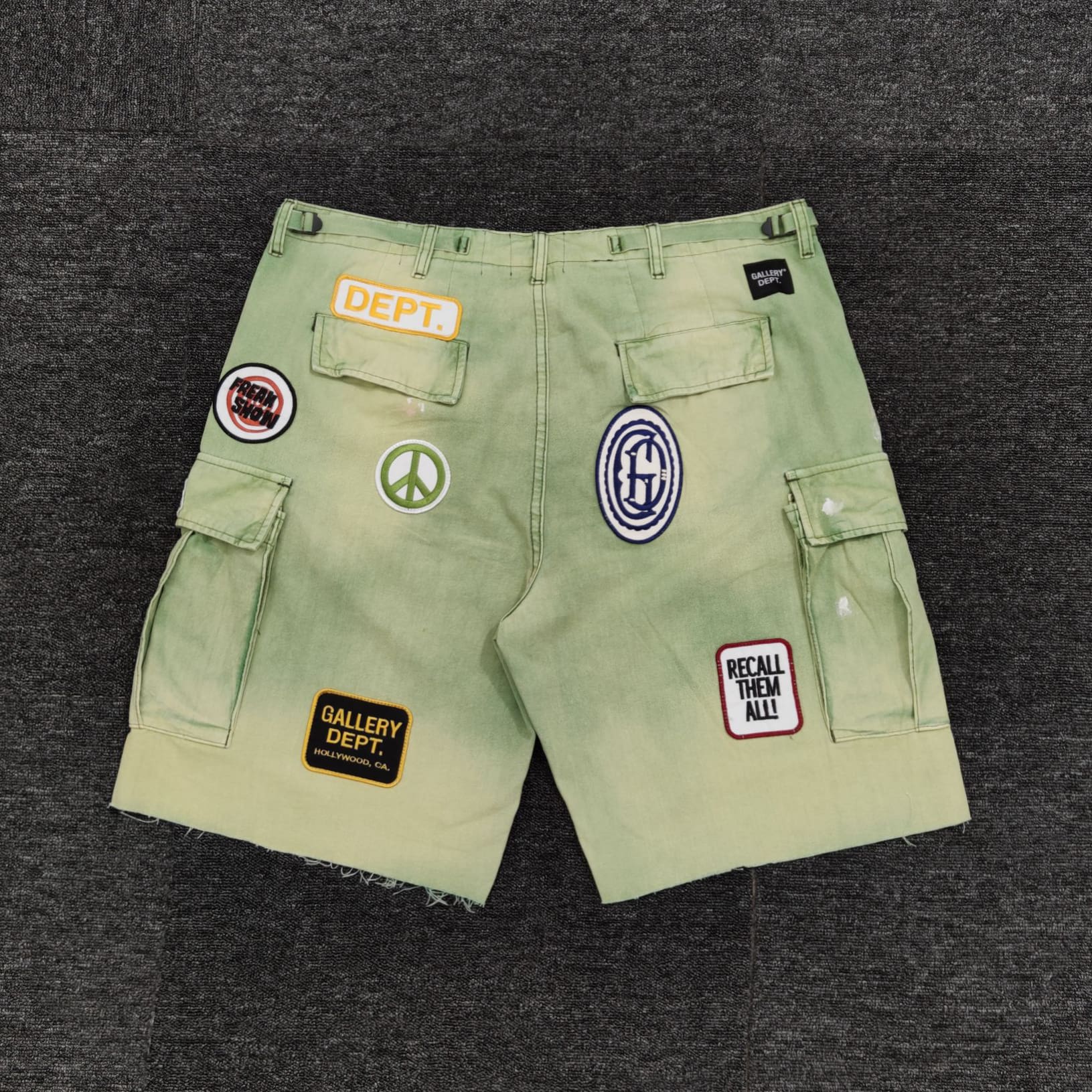 Gallery Dept. Kenzie Fatigue Badge Shorts