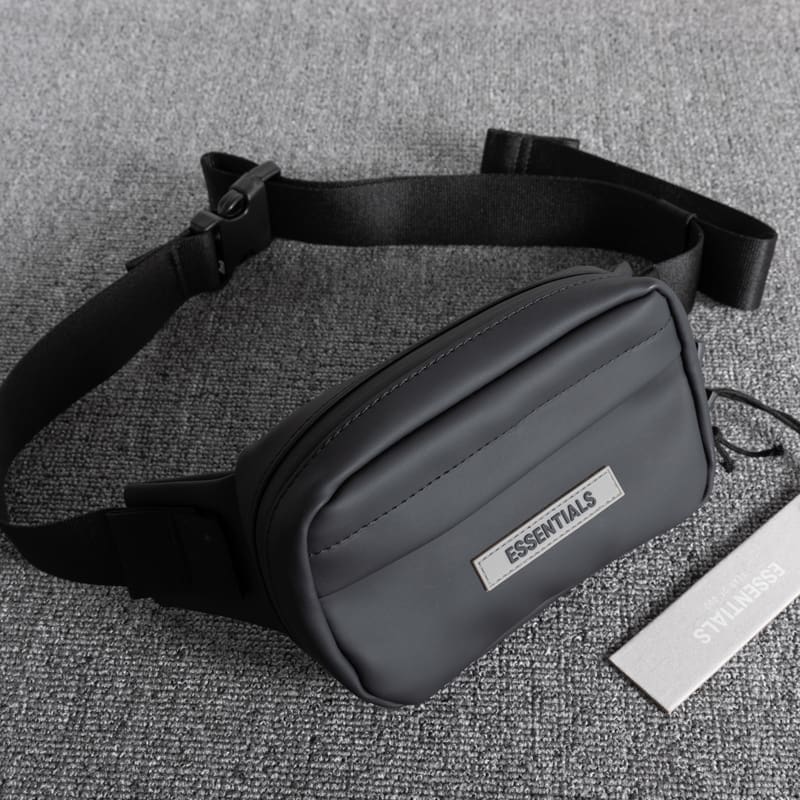 ESSENTIALS Double Line Chest Bag Sports Messenger Bag Mobile Phone Bag for Men and Women