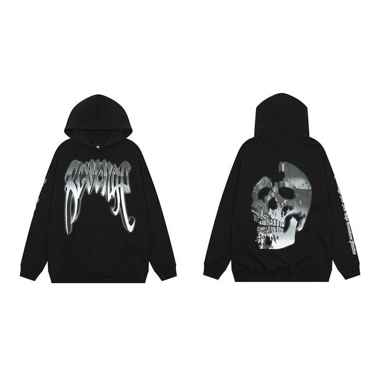 Revenge Keel Smoke Skull Hoodie