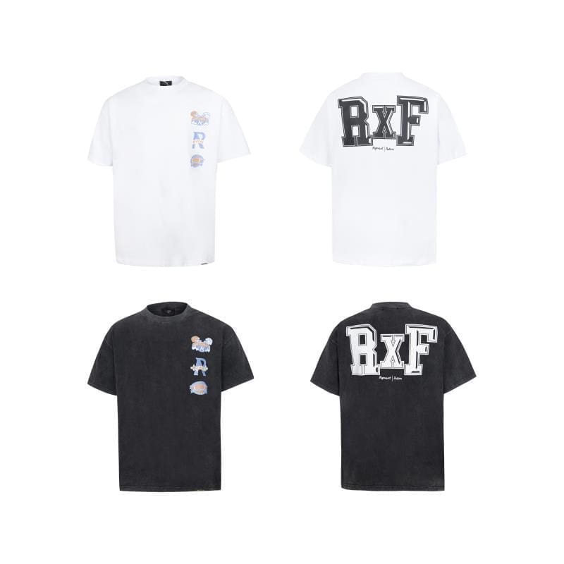 Represent Retro Washed Distressed High Street Loose Casual T-Shirt