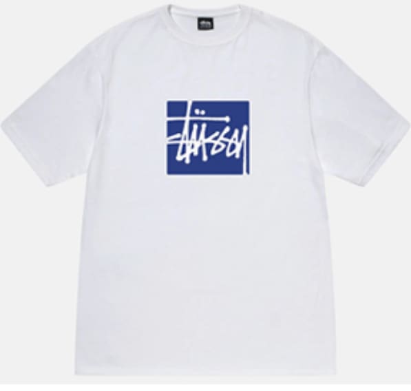 Stussy Crown Surfing Print Short Sleeve T-Shirt for Men and Women 3